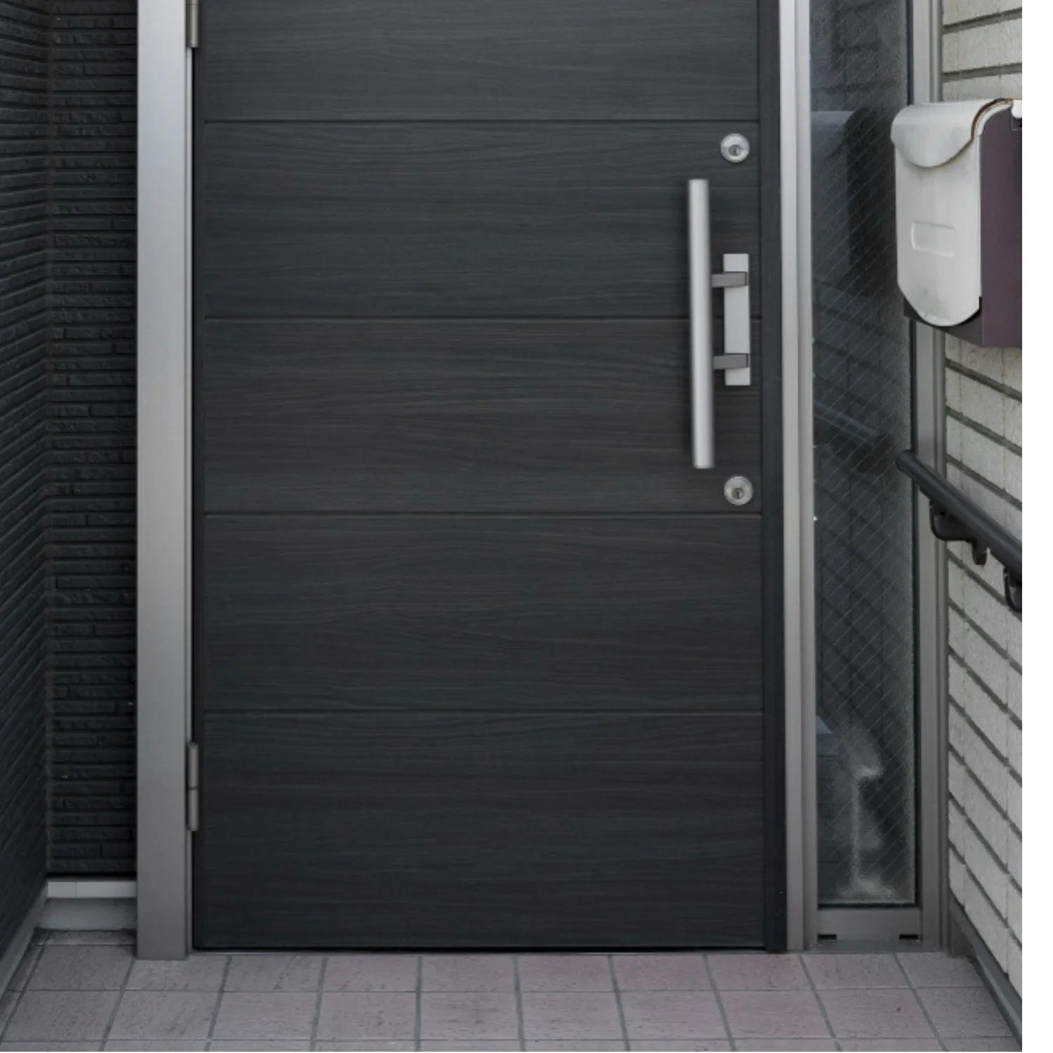 Black Wood Door